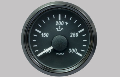 SingleViu Engine Oil Temperature Gauge 300°F